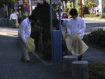 通勤路清掃の様子(2)